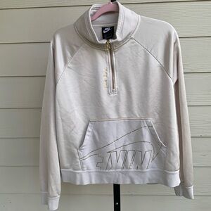 Nike just do it quarter zip sporty activewear pullover jacket large